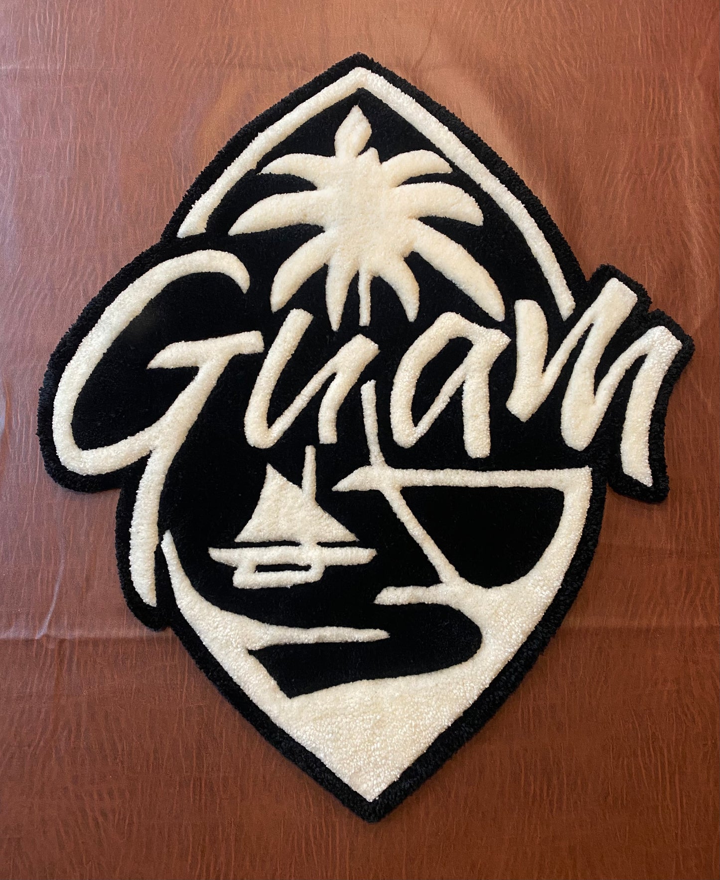 Black & White Guam Seal